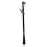 Long "Setter Dog" shoehorn, silver-coloured