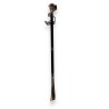 Long "Labrador Dog" shoehorn, silver-coloured