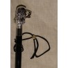Long "Cocker Spaniel" shoehorn, silver-coloured