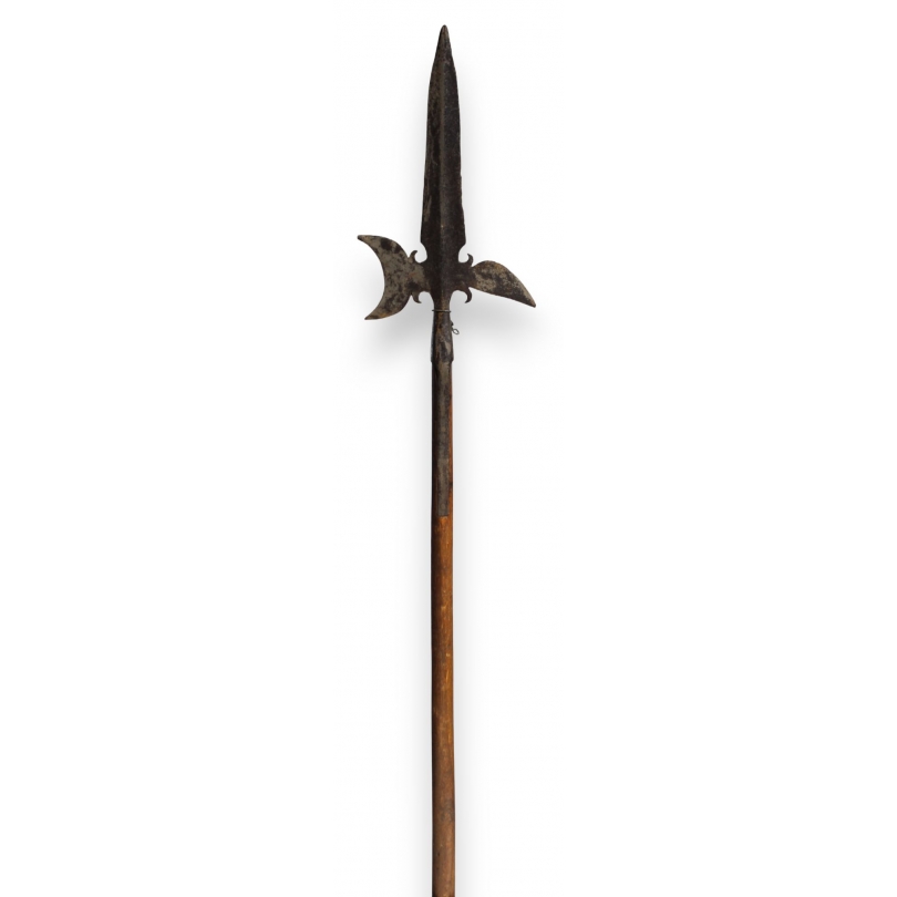 Italian wrought-iron halberd