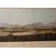 Lithographie panoramique "Genève et environs"