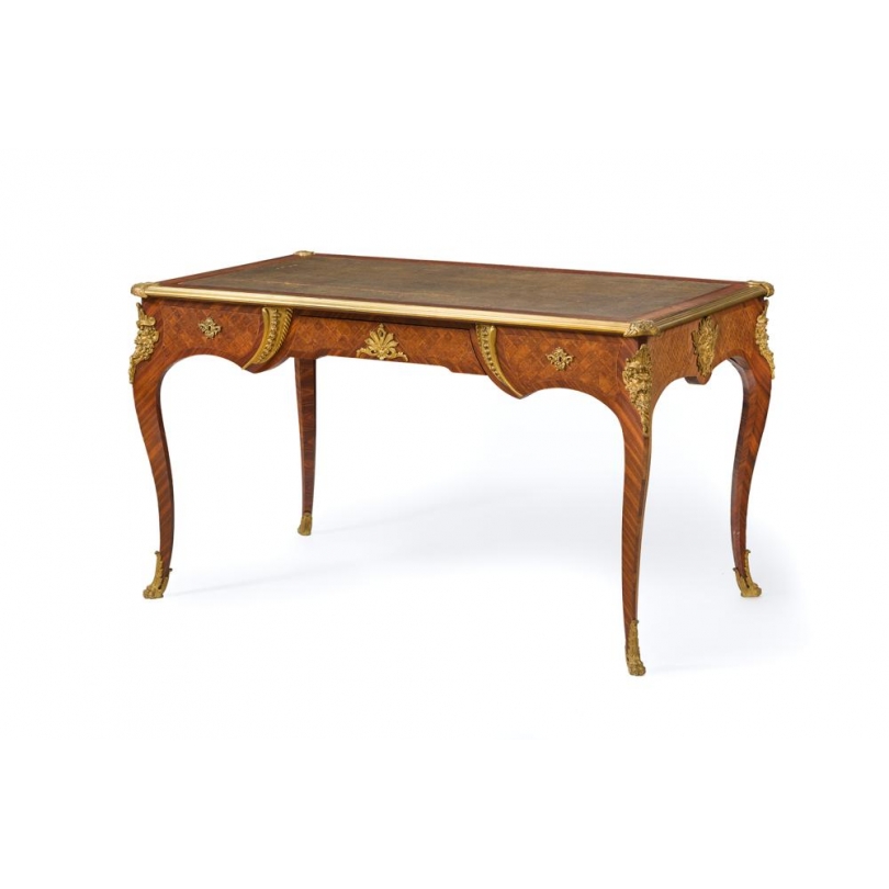 Bureau plat style Louis XV signé SORMANI