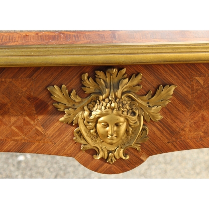 Bureau plat style Louis XV signé SORMANI