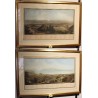 Paire de gravures "Lac Léman" signées DUBOIS