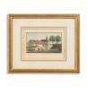 Gravure "Villars le Grand" signée J. WEIBEL 1827
