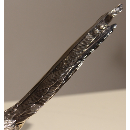 Paire de faisans en argent 915 par Manuel Garrido