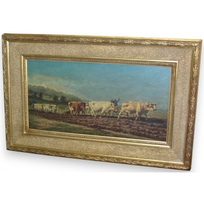 Painting "Plowing in Nivernais