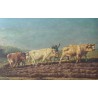 Paintings | Painting: ‘Ploughing’. Moinat SA  – Antiques and home décor