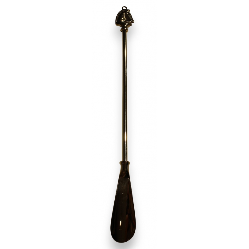 Brass "Horse" shoehorn
