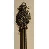"Pineapple" brass shoehorn