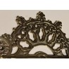 Decorative brass kitchen roll holder