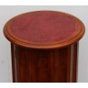 "Column" bedside table, 1 door. Green leather top. At  Moinat SA  - Antiques and home décor
