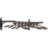 Cosmopolitan wall-mounted coat rack