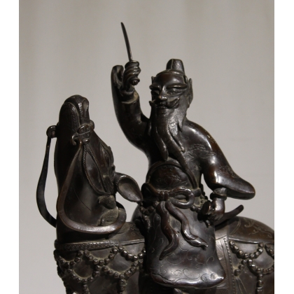 Bronze sculpture ‘Toba on his mule’. At Moinat SA – Antiques and Decorative Arts