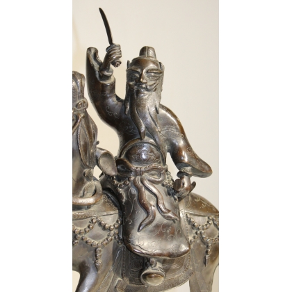 Bronze sculpture ‘Toba on his mule’. At Moinat SA – Antiques and Decorative Arts