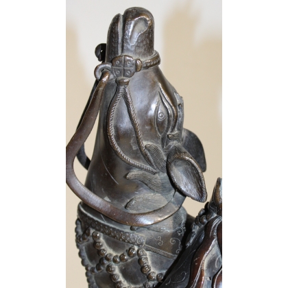 Bronze sculpture ‘Toba on his mule’. At Moinat SA – Antiques and Decorative Arts