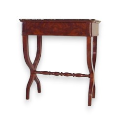 Mesa Imperio con patas en forma de X. en  Moinat SA  - Antigüedades y decoración