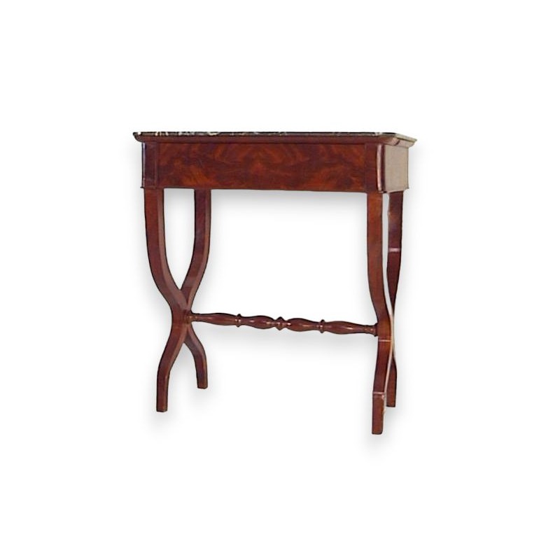 Mesa Imperio con patas en forma de X. en  Moinat SA  - Antigüedades y decoración