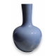 Vase en porcelaine bleue