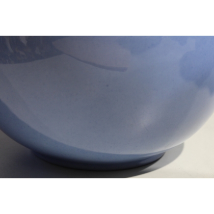 Vase en porcelaine bleue