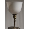 Lampe en céramique décor bleu blanc
