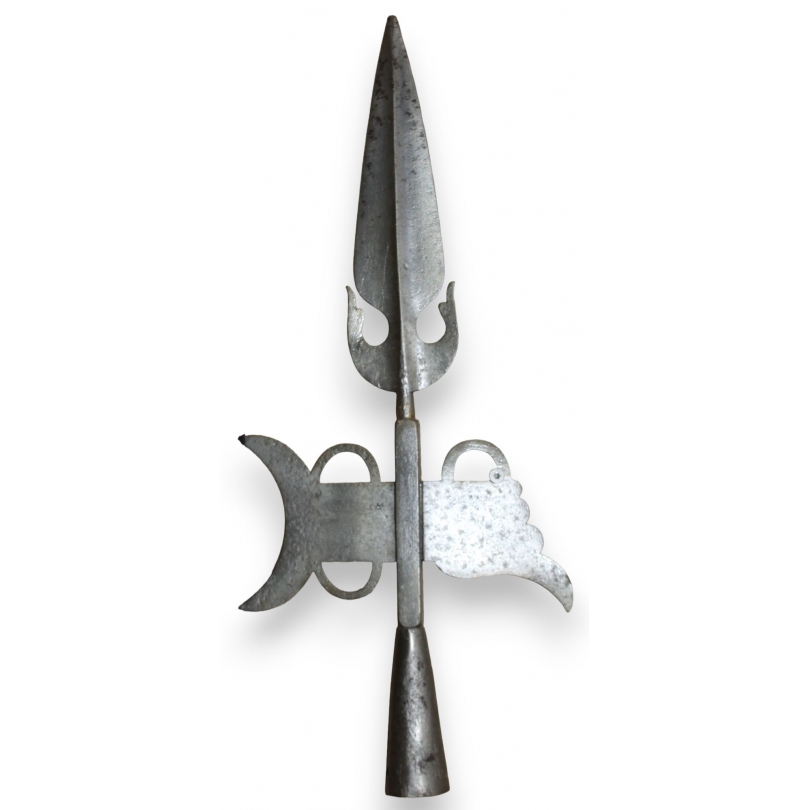 Wrought-iron spearhead