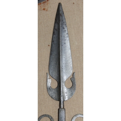 Wrought-iron spearhead