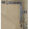 Paire de charnières en fer forgé