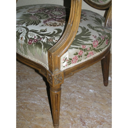 Pair of Louis XVI cabriolets. On  Moinat SA  - Antiques and home décor