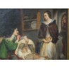 Paintings | Painting: ‘Genre Scene’. Moinat SA  – Antiques and home décor