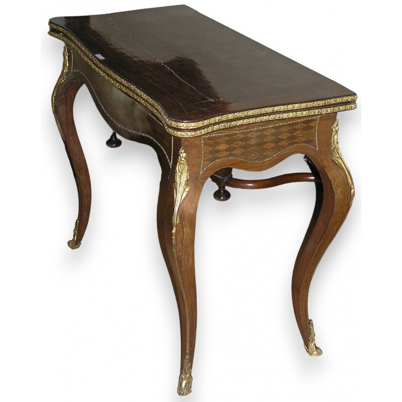  Table à jeux Napoléon III. sur  Moinat SA  - Antiquités décoration
