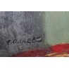 Tableau \"Bouquet de fleurs\" signé G. DAREL