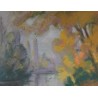 Pastel "Bords de l'Arve" signé L. SALZMANN