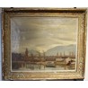Tableau \"Arve et Salève\" signé GUINAND