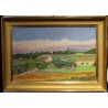 Tableau \"La maison blanche\" signé CHINET