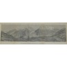 Engraving: ‘The Mont Blanc Range as seen from Moinat SA’ – Antiques and Decor
