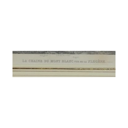 Engraving: ‘The Mont Blanc Range as seen from Moinat SA’ – Antiques and Decor