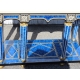 Cabinet en laque bleu Romeo par Claude DALLE