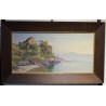 Tableau \"Château de Glérolles\" signé V GILLIAND