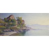 Tableau \"Château de Glérolles\" signé V GILLIAND