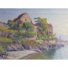 Tableau \"Château de Glérolles\" signé V GILLIAND