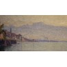 Tableau \"Château de Glérolles\" signé V GILLIAND