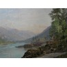 Paintings | Painting entitled ‘Landscape’, signed. Moinat SA  – Antiques and home décor