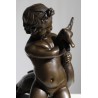 Bronze \"Enfant et Cygne\"