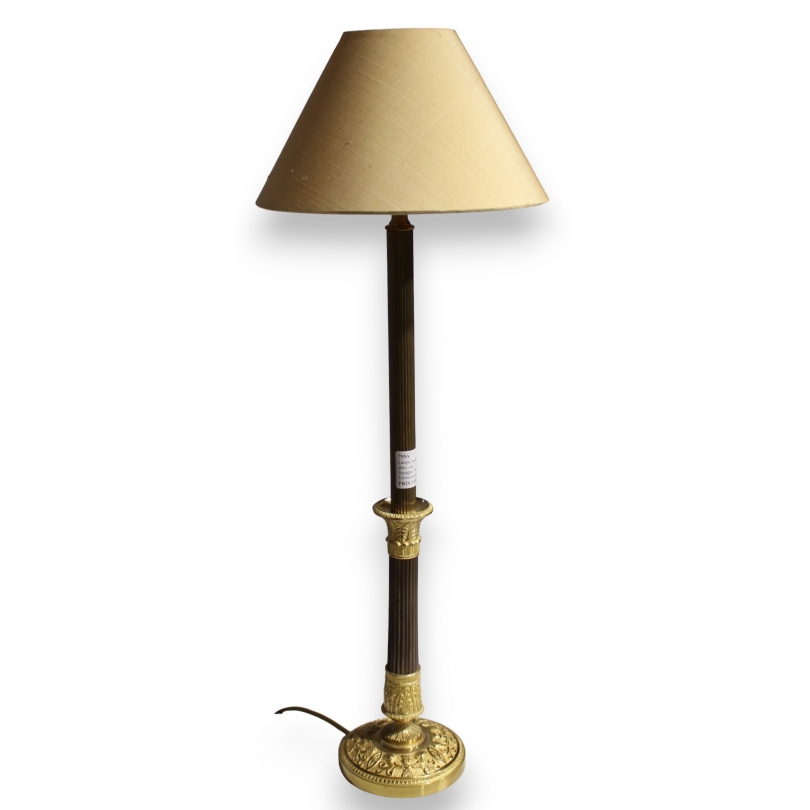 Lampe, modèle Carlos X, avec abat-jour