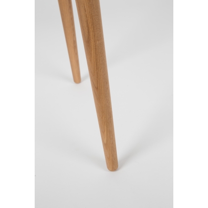 "BARBIER" console table with drop-leaf top, made of ash