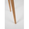 "BARBIER" console table with drop-leaf top, made of ash