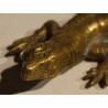 Lézard queue courbe en bronze