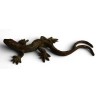 Lézard queue droite en bronze