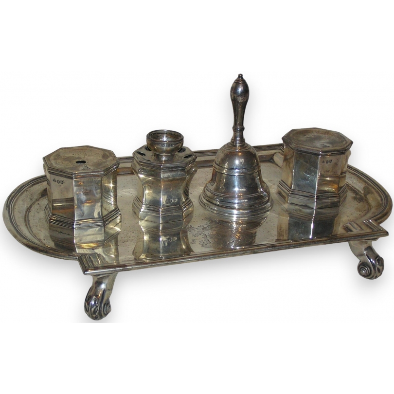 Encrier en argent par John Hunt